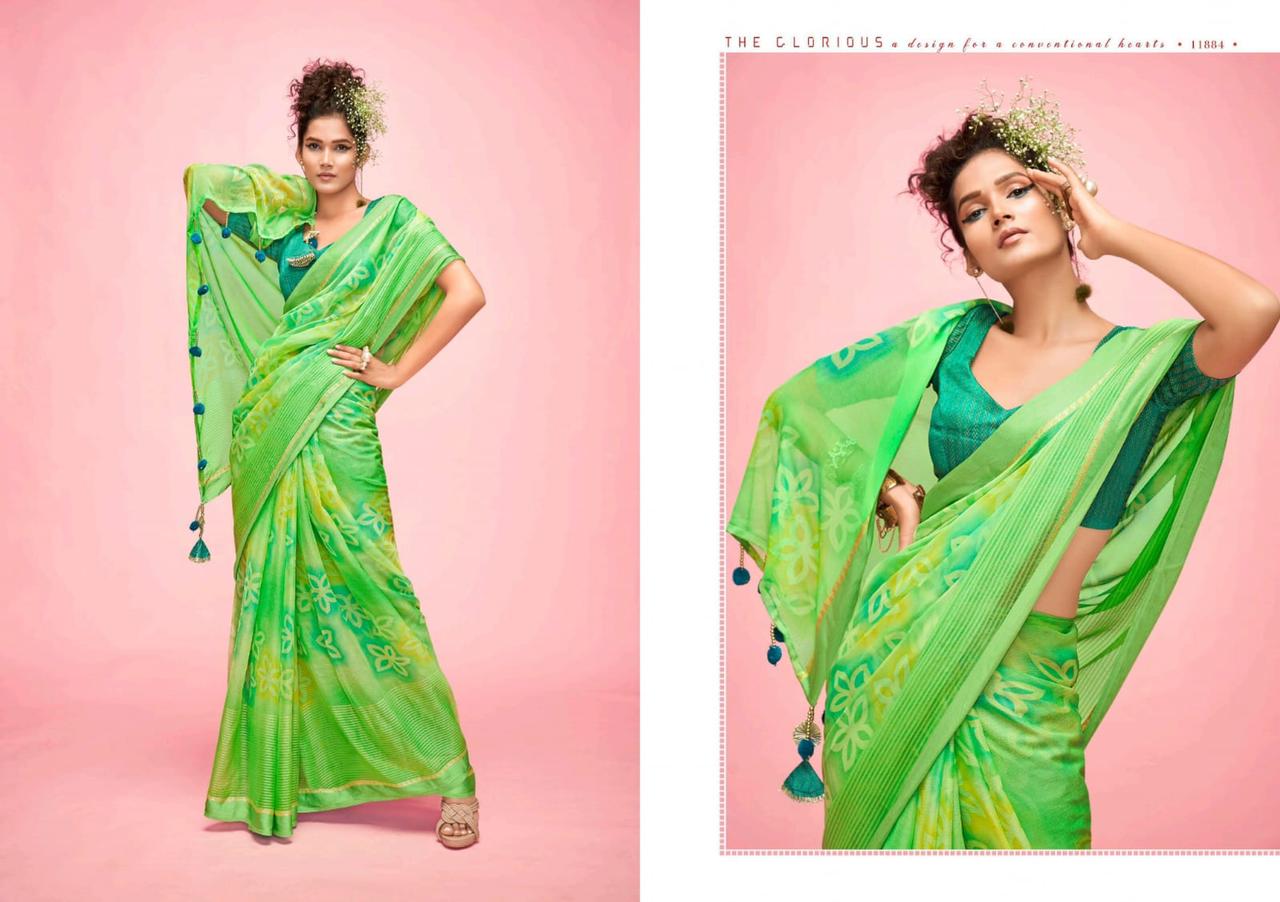 5D DESIGNER CANDY Fancy Regular Wear Printed Designer Saree Collection